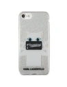 Hurtownia GSM - Etui Karl Lagerfeld KLHCP7TRKPCSG Apple iPhone SE 2022/SE 2020/8/7 srebrny/silver Choupette Selfie Glitter - KLD286SLV - {ean13} - Hurt