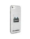 Hurtownia GSM - Etui Karl Lagerfeld KLHCP7TRKPCSG Apple iPhone SE 2022/SE 2020/8/7 srebrny/silver Choupette Selfie Glitter - KLD286SLV - {ean13} - Hurt