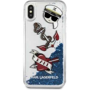 Hurtownia GSM - Etui Karl Lagerfeld KLHCPXKSG Apple iPhone X/XS hard case Captain Karl Liquid Glitter - KLD288 - {ean13} - Hurt
