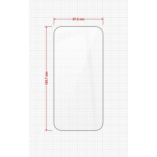 Szkło hybrydowe GrizzGlass HybridGlass Easy do Apple iPhone 16 [2 PACK]