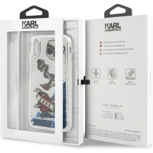 Hurtownia GSM - Etui Karl Lagerfeld KLHCPXKSG Apple iPhone X/XS hard case Captain Karl Liquid Glitter - KLD288 - {ean13} - Hurt