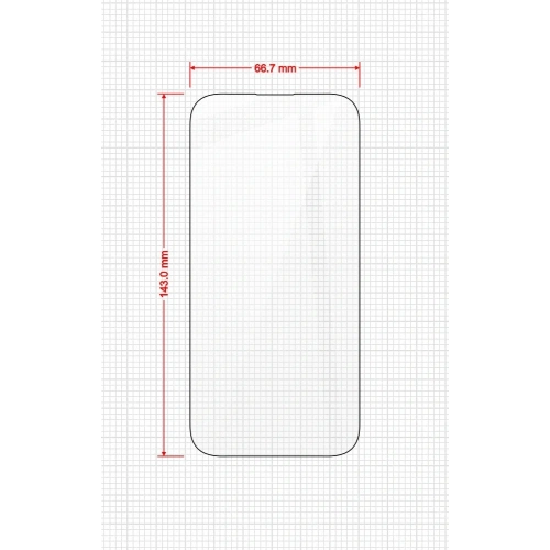 Szkło hybrydowe GrizzGlass HybridGlass Easy do Apple iPhone 15 Pro [2 PACK]