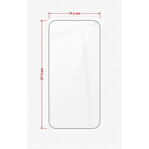 Szkło hybrydowe GrizzGlass HybridGlass Easy do Apple iPhone 15 Plus [2 PACK]