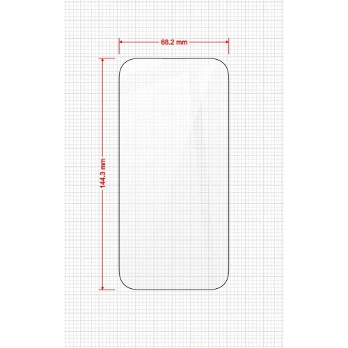 Szkło hybrydowe GrizzGlass HybridGlass Easy do Apple iPhone 15 [2 PACK]