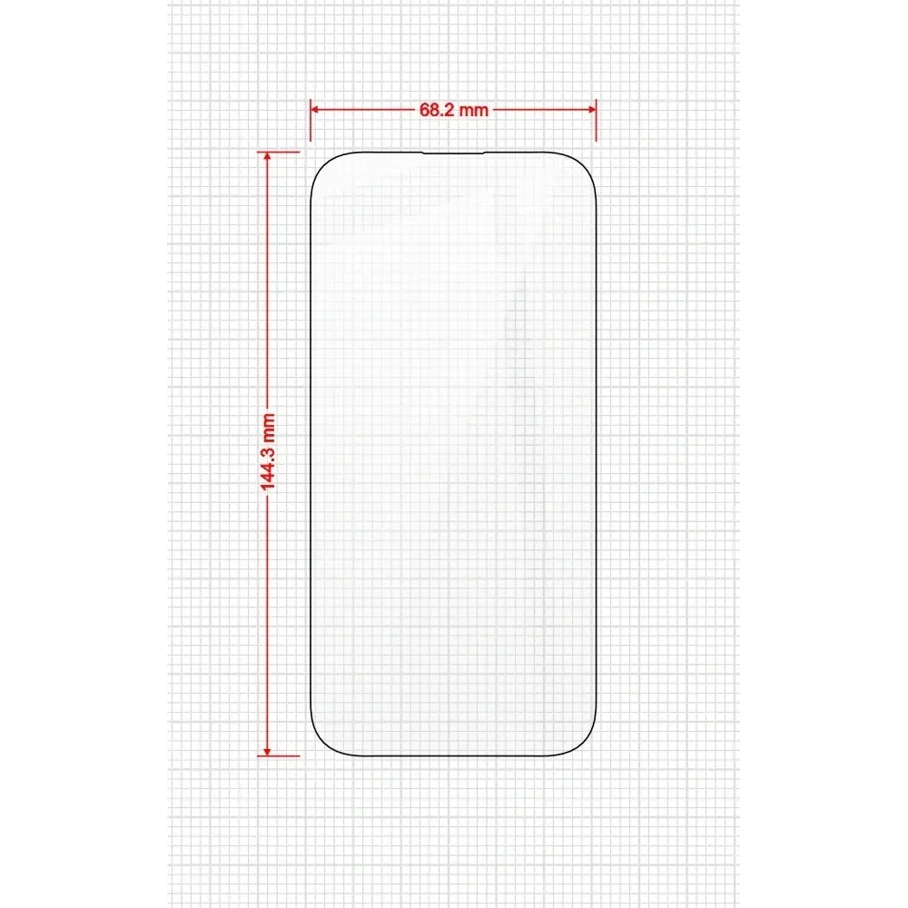 Wholesale GrizzGlass HybridGlass Easy Apple iPhone 15 [2 PACK] - GRZ13237 - {ean13} - Hurt