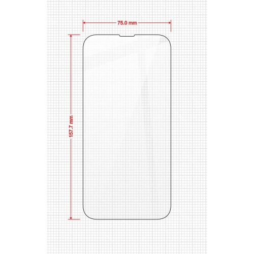 Szkło hybrydowe GrizzGlass HybridGlass Easy do Apple iPhone 14 Plus [2 PACK]