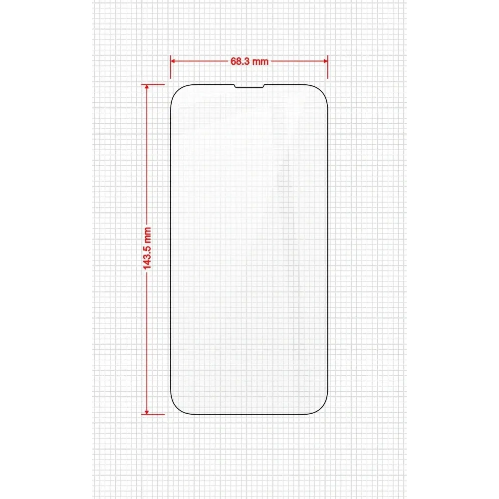 Hurtownia GSM - Szkło hybrydowe GrizzGlass HybridGlass Easy do Apple iPhone 13 [2 PACK] - GRZ13244 - {ean13} - Hurt
