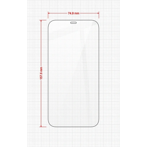 Szkło hybrydowe GrizzGlass HybridGlass Easy do Apple iPhone 12 Pro Max [2 PACK]