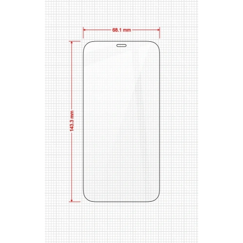 Szkło hybrydowe GrizzGlass HybridGlass Easy do Apple iPhone 12 [2 PACK]