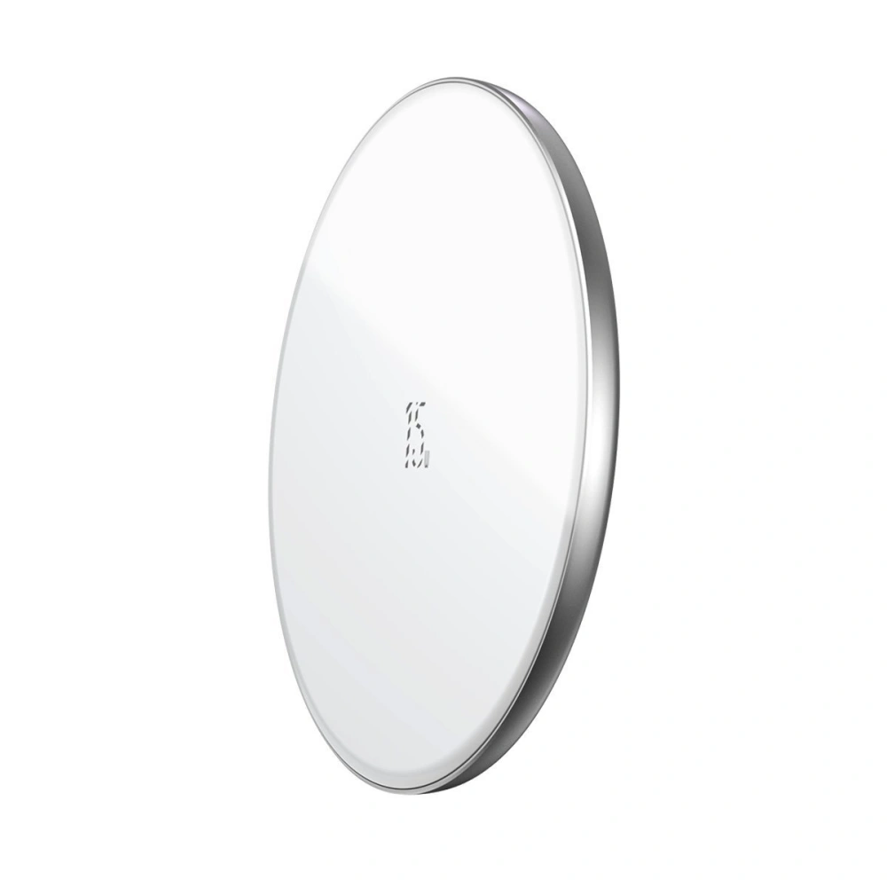 Hurtownia GSM - Bezprzewodowa ładowarka indukcyjna Baseus Simple, 15W (biała) - BSU1369WHT - {ean13} - Hurt