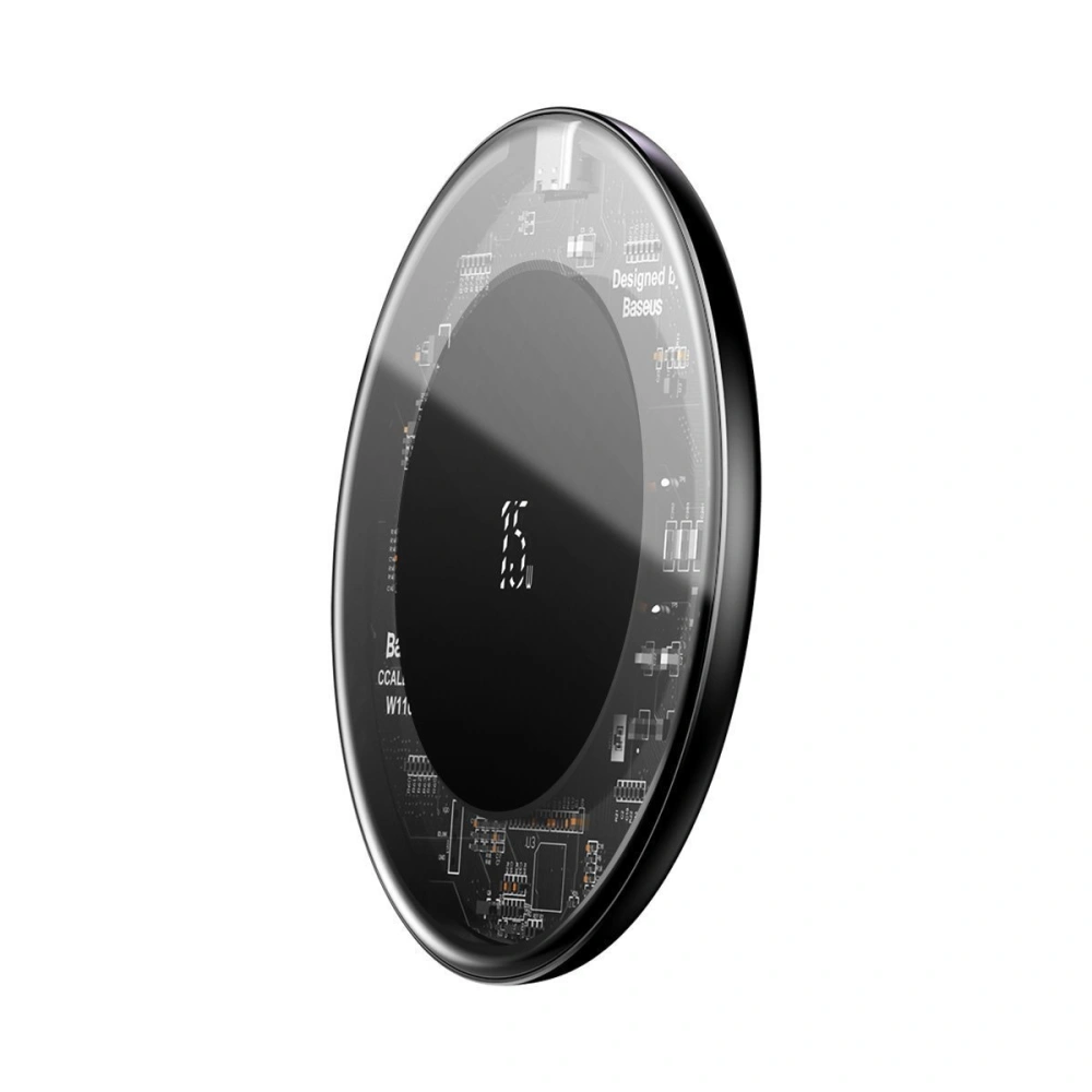 Hurtownia GSM - Bezprzewodowa ładowarka indukcyjna Baseus Simple, 15W (przezroczysta) - BSU1370CL - {ean13} - Hurt