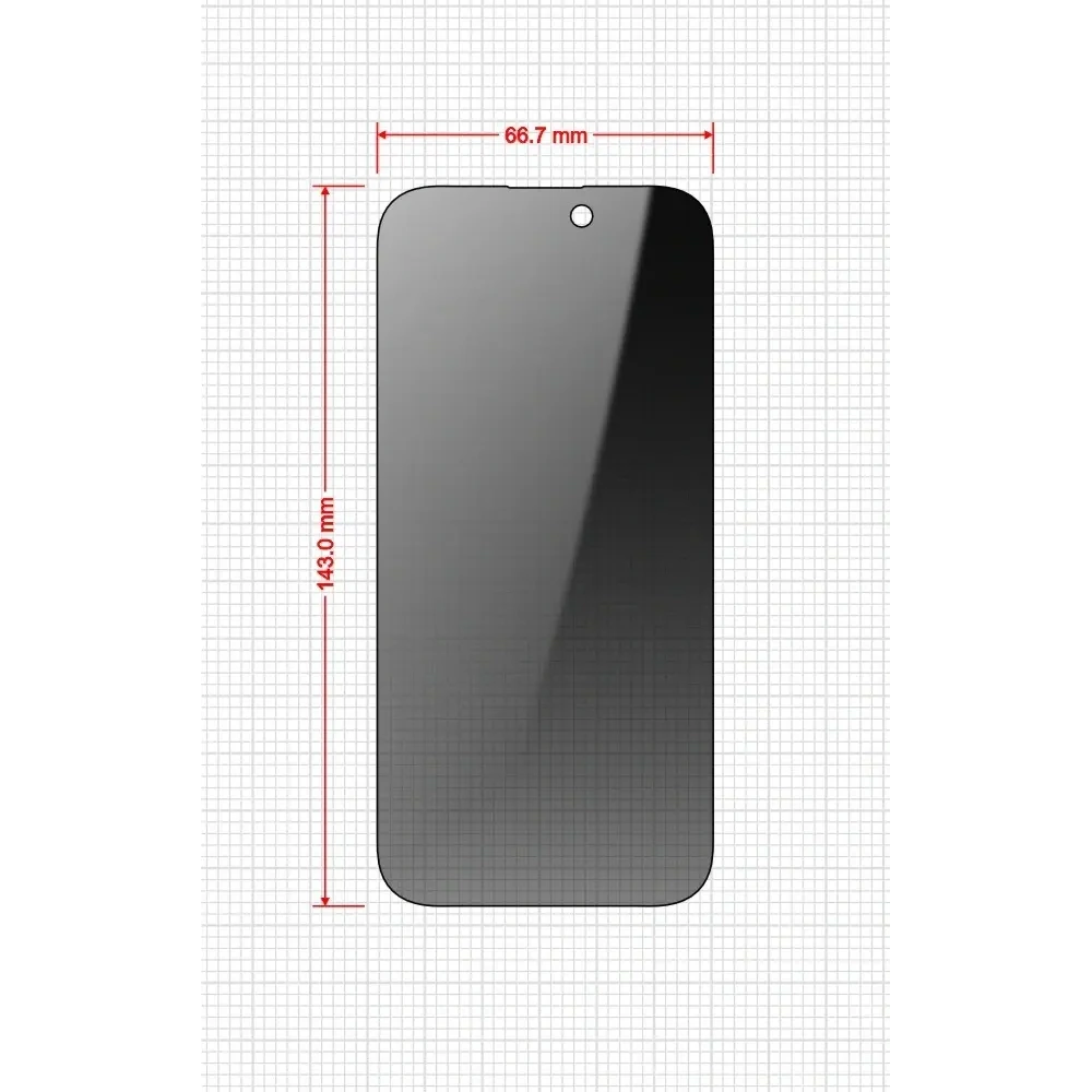 Wholesale GrizzGlass SecretGlass Easy Apple iPhone 15 Pro [2 PACK] - GRZ13289 - {ean13} - Hurt