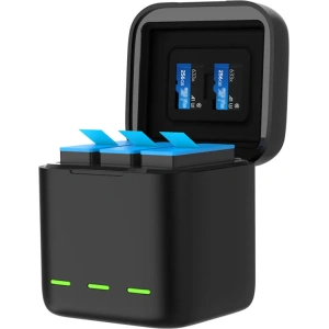 Hurtownia GSM - [OUTLET] Încărcător cu trei canale box Telesin pentru GoPro Hero 9 / Hero 10 (GP-BCG-901) - OT-860 - {ean13} - Hurt