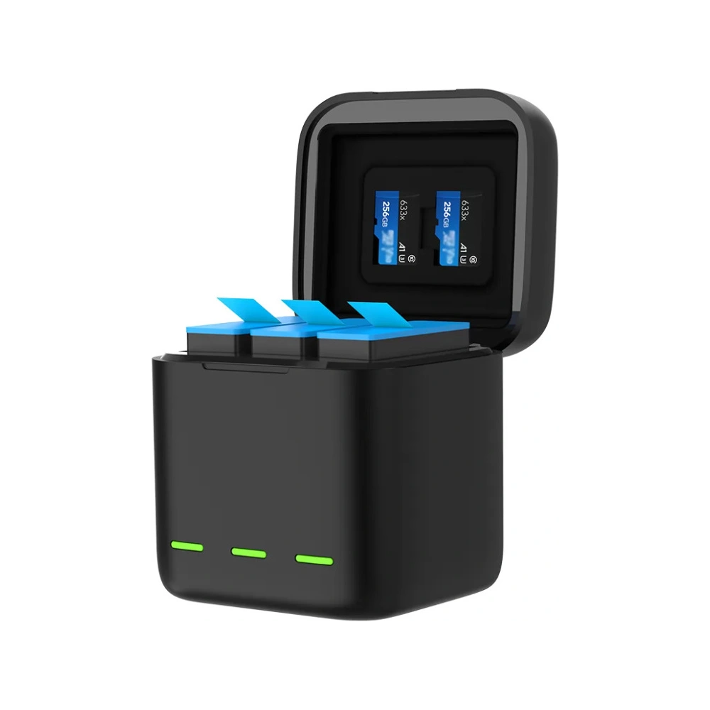 Hurtownia GSM - [OUTLET] Ładowarka trójkanałowa box Telesin dla GoPro Hero 9 / Hero 10 (GP-BCG-901) - OT-860 - {ean13} - Hurt