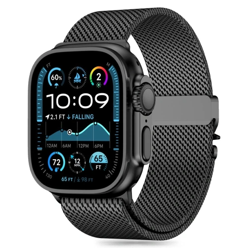 [OUTLET] Bransoleta Tech-Protect Milano Apple Watch 6 / 7 / 8 / 9 / 10 / SE / Ultra 1 / 2 44/45/46/49mm Black