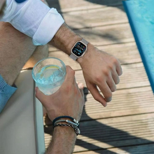 [OUTLET] Bransoleta Tech-Protect Milano Apple Watch 6 / 7 / 8 / 9 / 10 / SE / Ultra 1 / 2 44/45/46/49mm Black