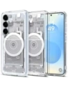 Etui Spigen Ultra Hybrid Mag MagSafe Samsung Galaxy S25 Zero One White