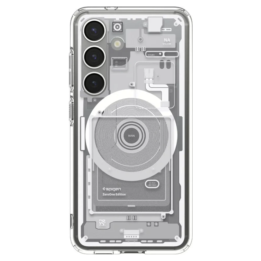 Hurtownia GSM - Spigen Ultra Hybrid Mag MagSafe Samsung Galaxy S25 Zero One Alb - SPN16721 - {ean13} - Hurt