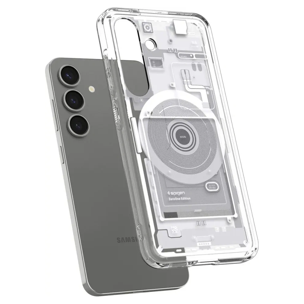 Hurtownia GSM - Spigen Ultra Hybrid Mag MagSafe Samsung Galaxy S25 Zero One Alb - SPN16721 - {ean13} - Hurt