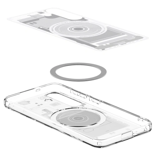 Etui Spigen Ultra Hybrid Mag MagSafe Samsung Galaxy S25 Zero One White