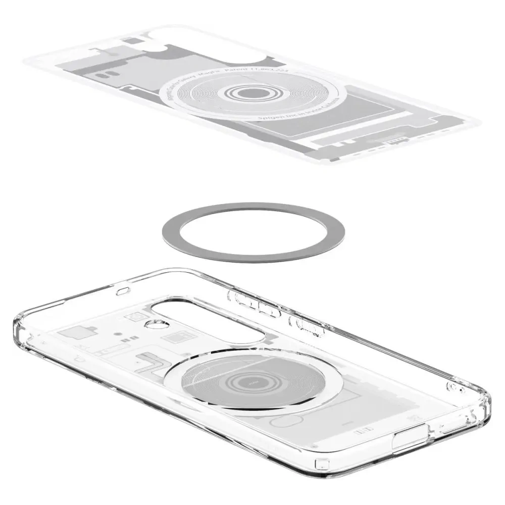 Hurtownia GSM - Spigen Ultra Hybrid Mag MagSafe Samsung Galaxy S25 Zero One Alb - SPN16721 - {ean13} - Hurt