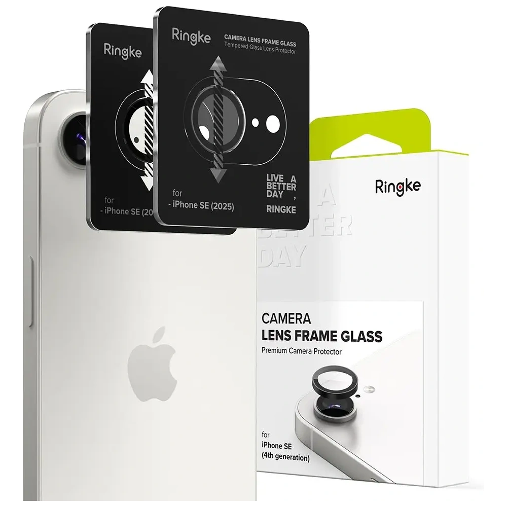 Hurtownia GSM - Ringke Protector pentru Cadru Camera Apple iPhone 16e Negru [2 PACHET] - RGK11791 - {ean13} - Hurt