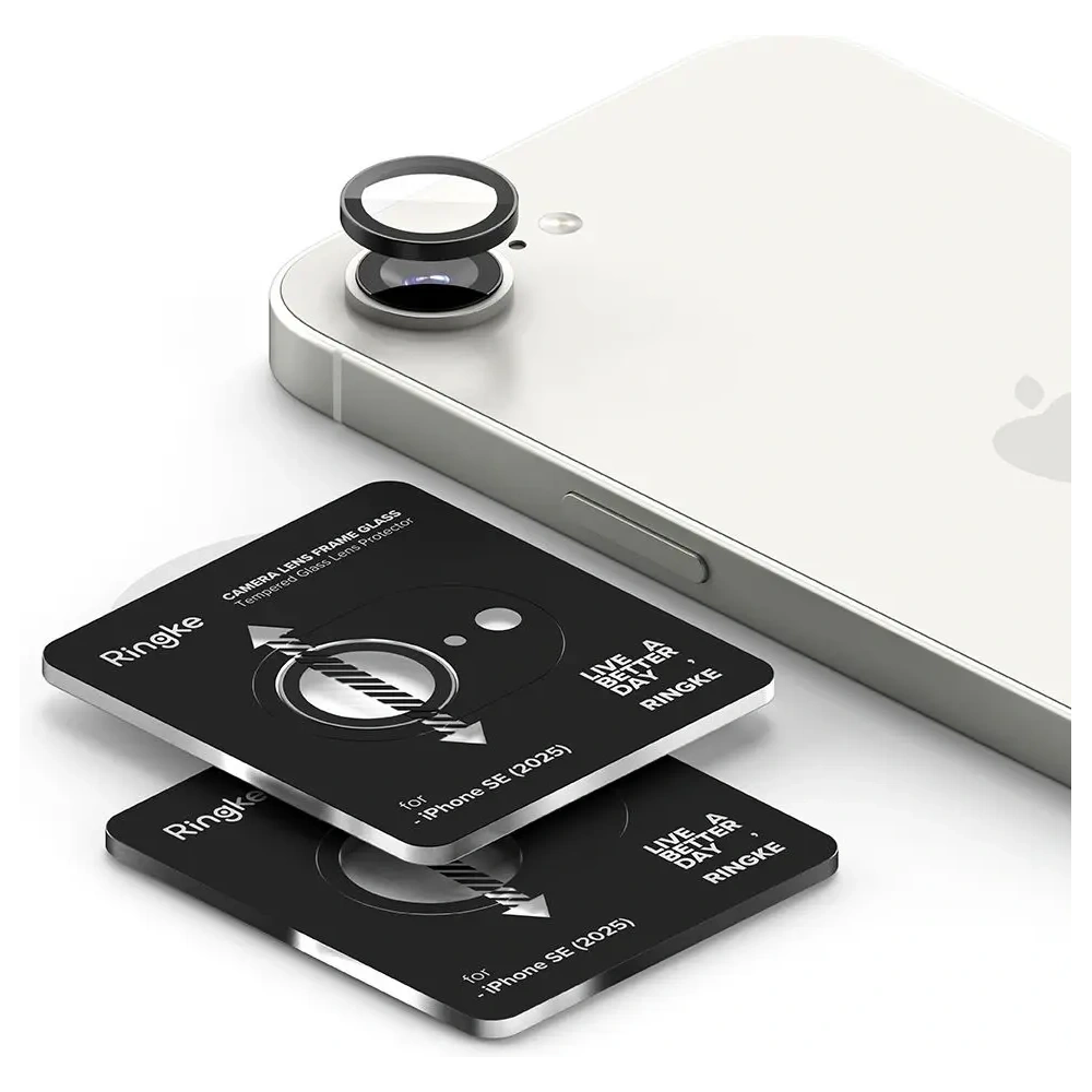 Hurtownia GSM - Ringke Protector pentru Cadru Camera Apple iPhone 16e Negru [2 PACHET] - RGK11791 - {ean13} - Hurt