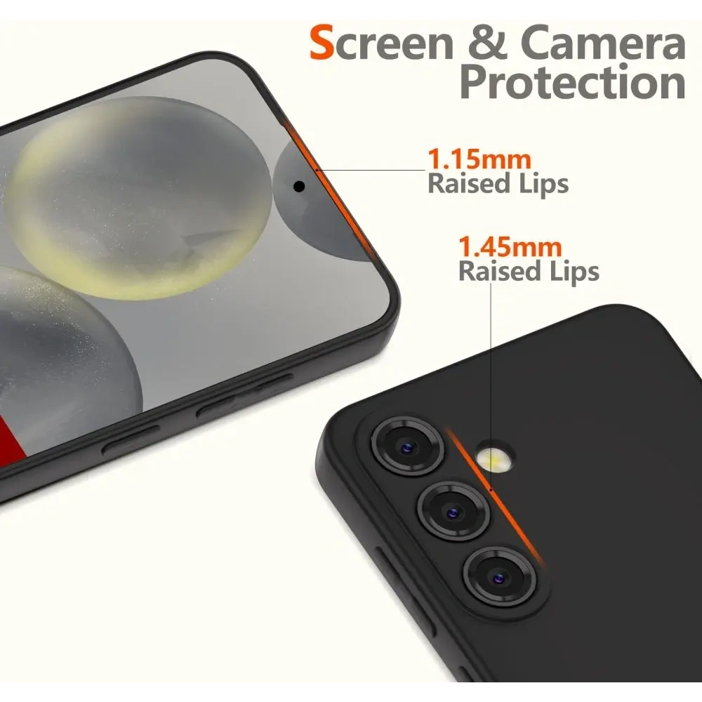 Tech-Protect Ikon Samsung Galaxy A56 5G Fekete