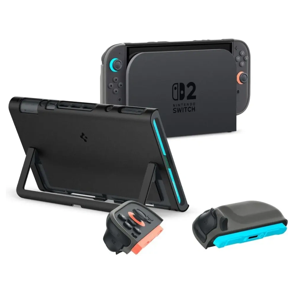 Hurtownia GSM - Spigen Nano Pop Nintendo Switch 2 Fekete Szezámmag - SPN16724 - {ean13} - Hurt