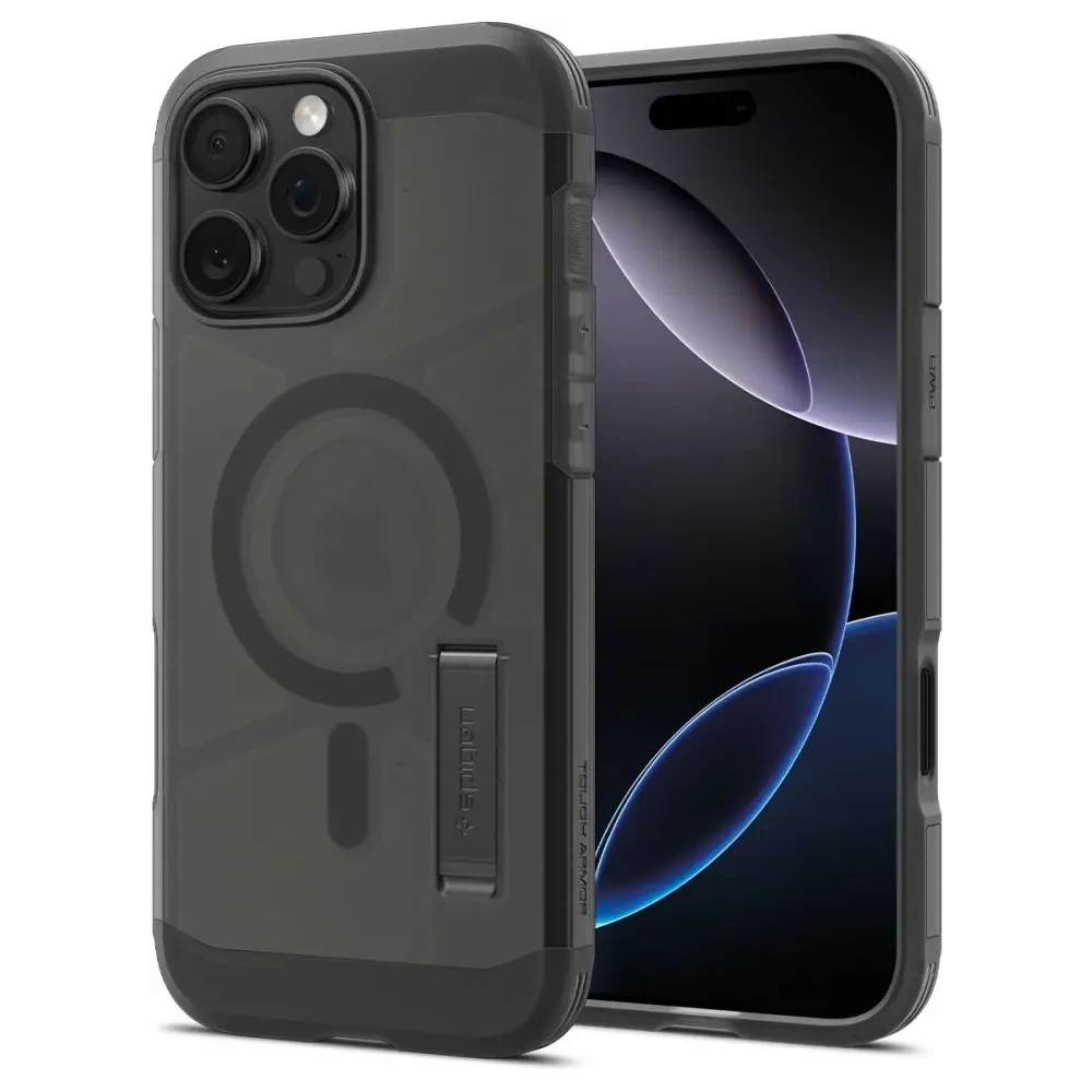 Wholesale Spigen Tough Armor T Mag MagSafe Apple iPhone 16 Pro Max Frost Black - SPN16726 - {ean13} - Hurt