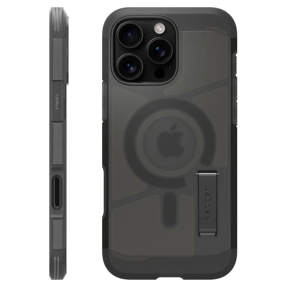 Wholesale Spigen Tough Armor T Mag MagSafe Apple iPhone 16 Pro Max Frost Black - SPN16726 - {ean13} - Hurt