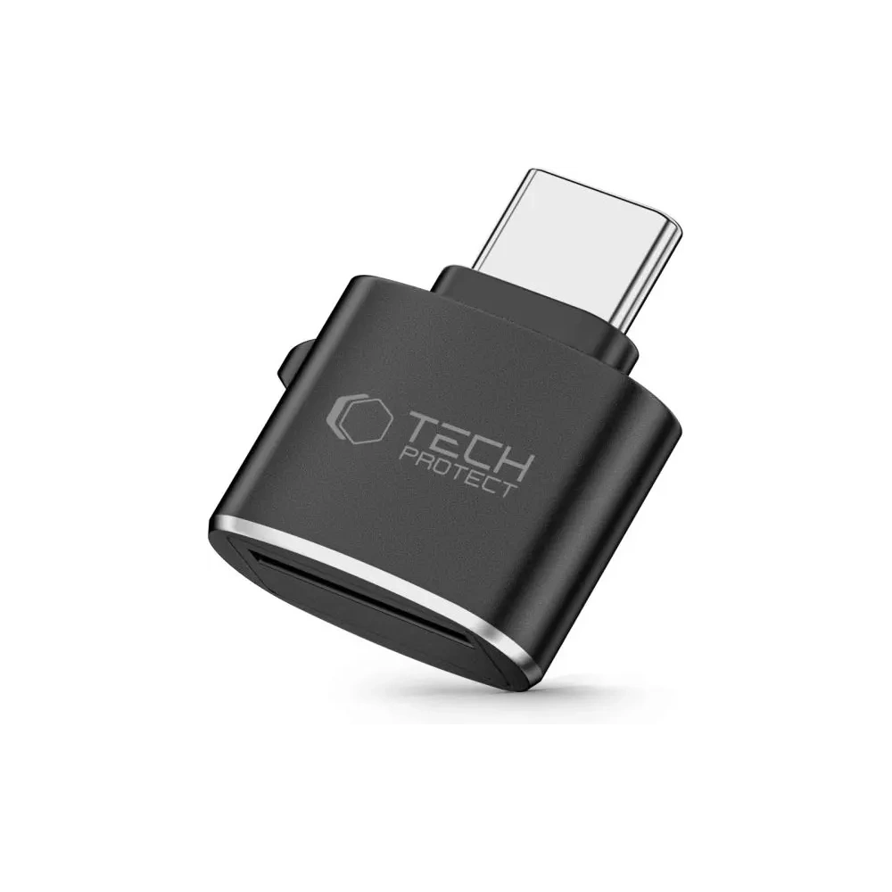 Hurtownia GSM - Tech-Protect Ultraboost USB-C / Kártyaolvasó Micro SD/TF adapter Fekete - THP4018 - {ean13} - Hurt