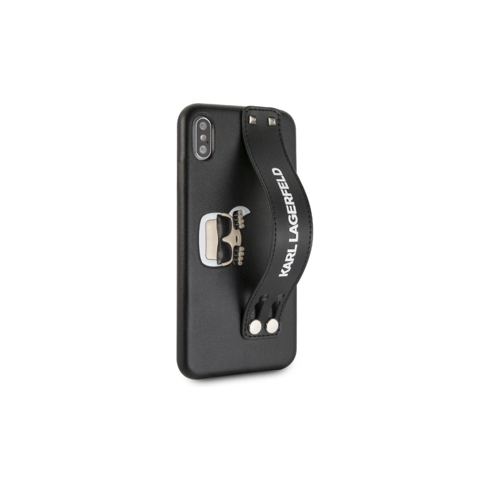 Hurtownia GSM - Etui Karl Lagerfeld KLHCI65HA2BK Apple iPhone XS Max hardcase černý/black Iconic Hand Strap - KLD289BLK - {ean13} - Hurt
