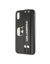 Hurtownia GSM - Case Karl Lagerfeld KLHCI65HA2BK Apple iPhone XS Max Hardcase schwarz/black Iconic Hand Strap - KLD289BLK - {ean13} - Hurt