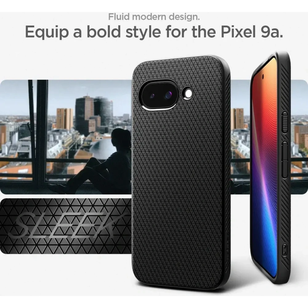 Hurtownia GSM - Spigen Liquid Air Google Pixel 9a Matt Fekete - SPN16728 - {ean13} - Hurt