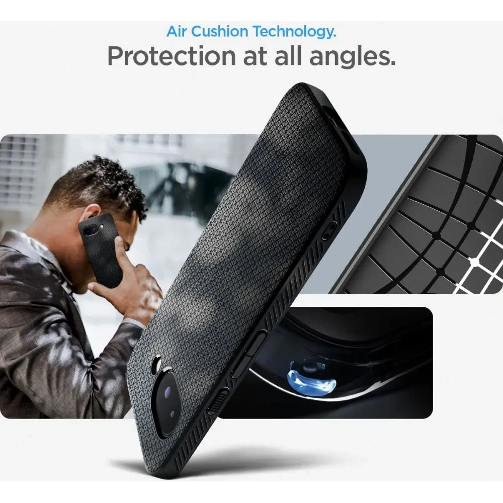 Hurtownia GSM - Spigen Liquid Air Google Pixel 9a Matt Fekete - SPN16728 - {ean13} - Hurt