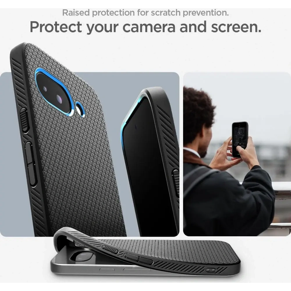 Hurtownia GSM - Spigen Liquid Air Google Pixel 9a Matt Fekete - SPN16728 - {ean13} - Hurt