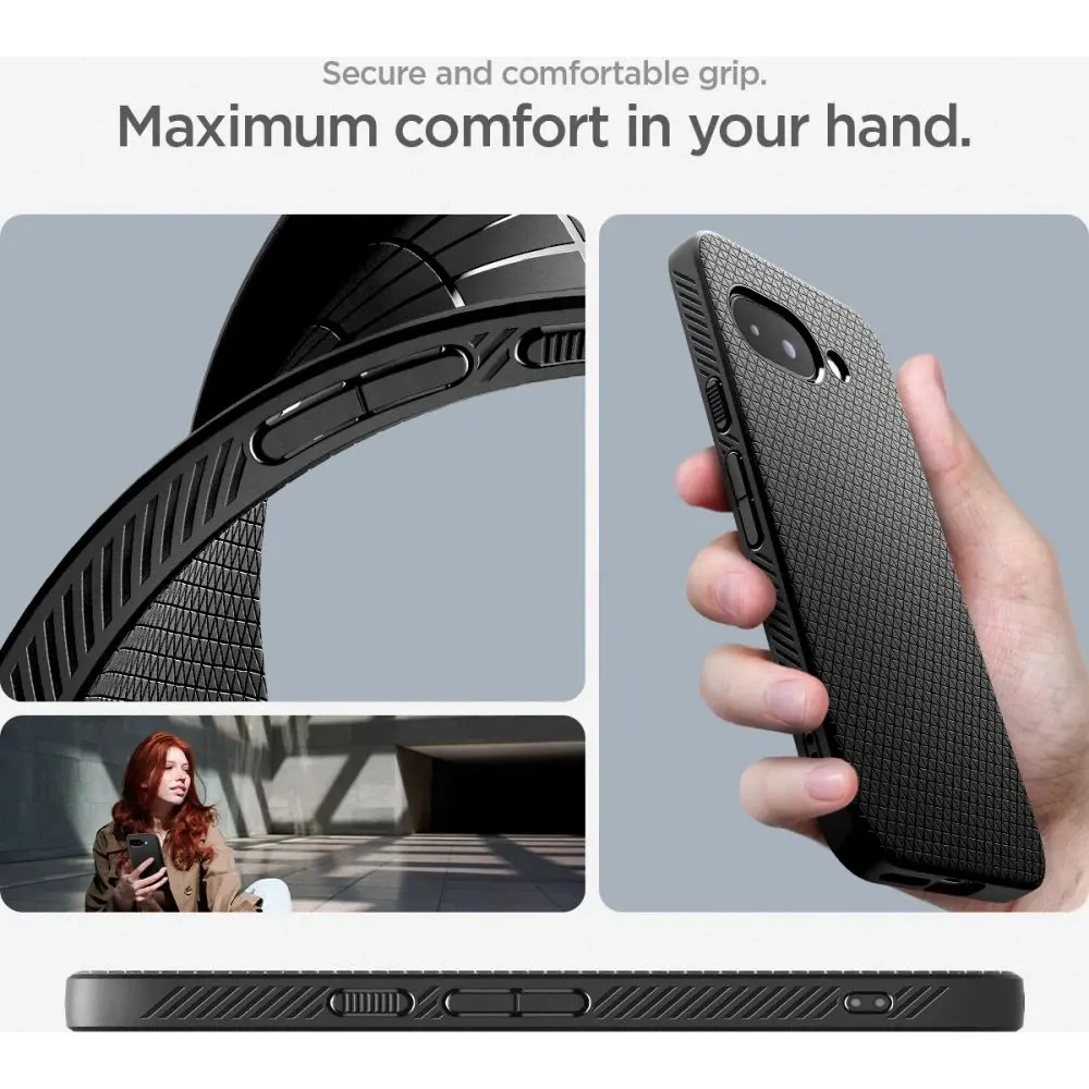 Wholesale Spigen Liquid Air Google Pixel 9a Matte Black - SPN16728 - {ean13} - Hurt