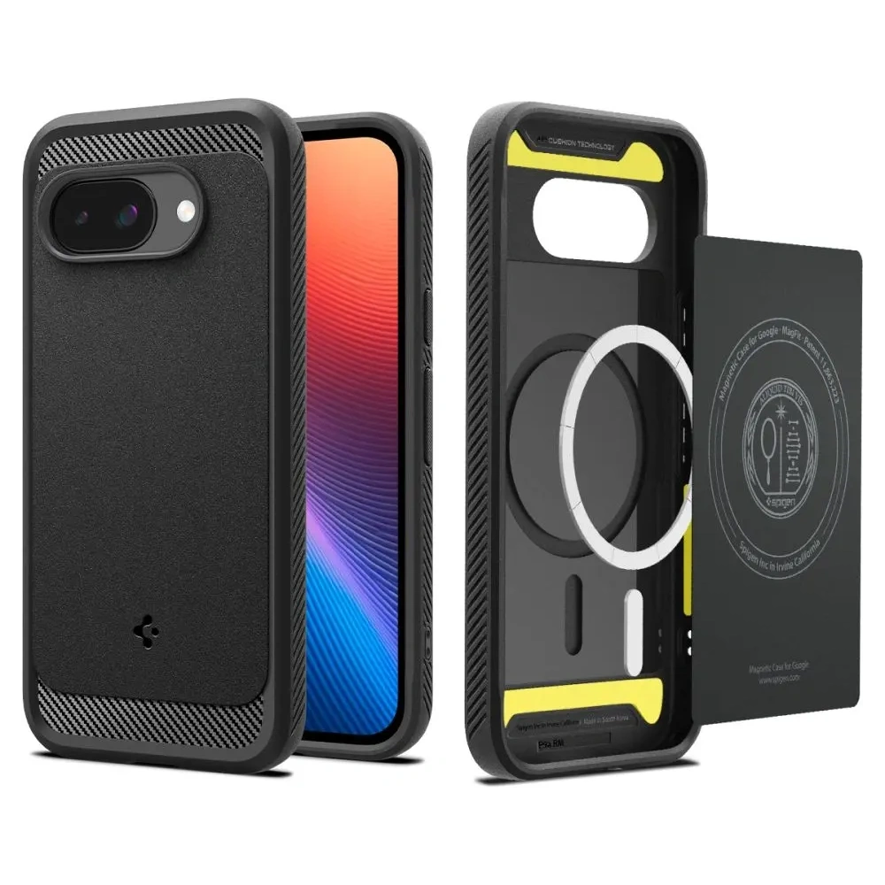 Hurtownia GSM - Spigen Rugged Armor Mag MagSafe Google Pixel 9a Matt Fekete - SPN16729 - {ean13} - Hurt
