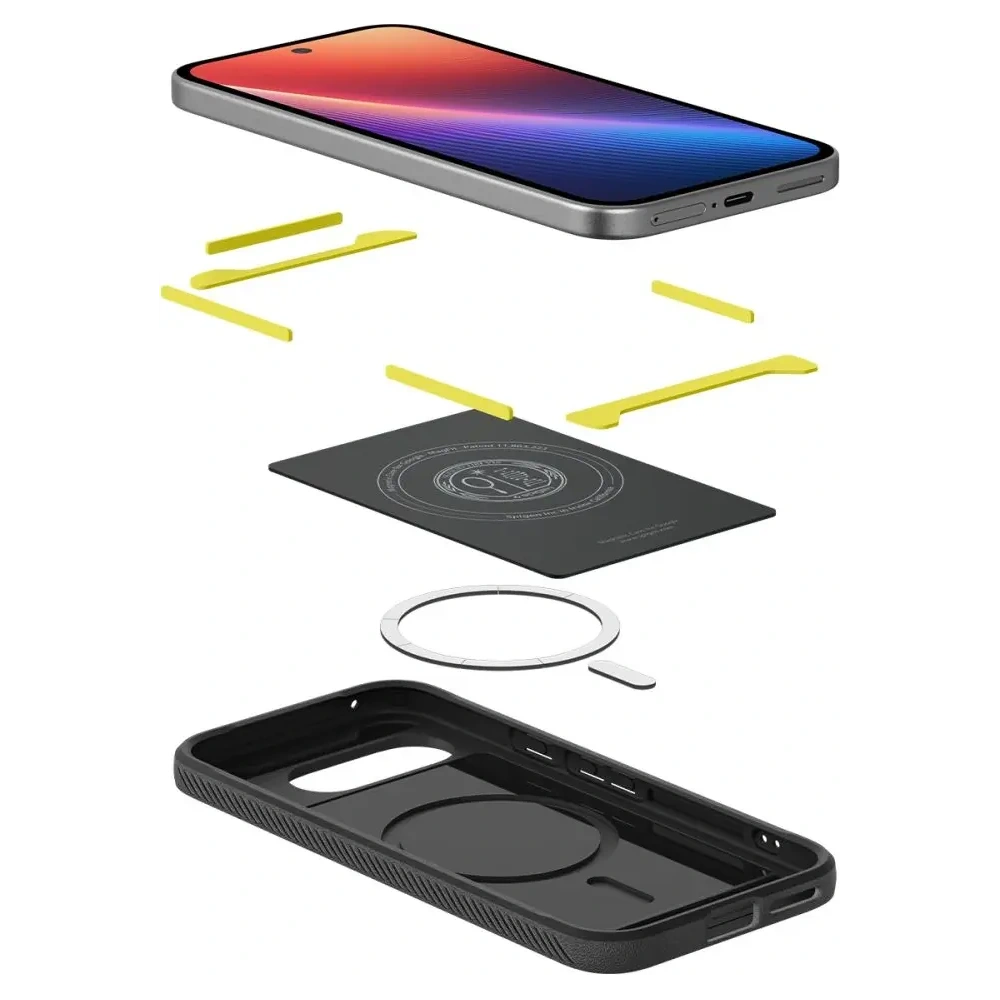 Hurtownia GSM - Spigen Rugged Armor Mag MagSafe Google Pixel 9a Matt Schwarz - SPN16729 - {ean13} - Hurt