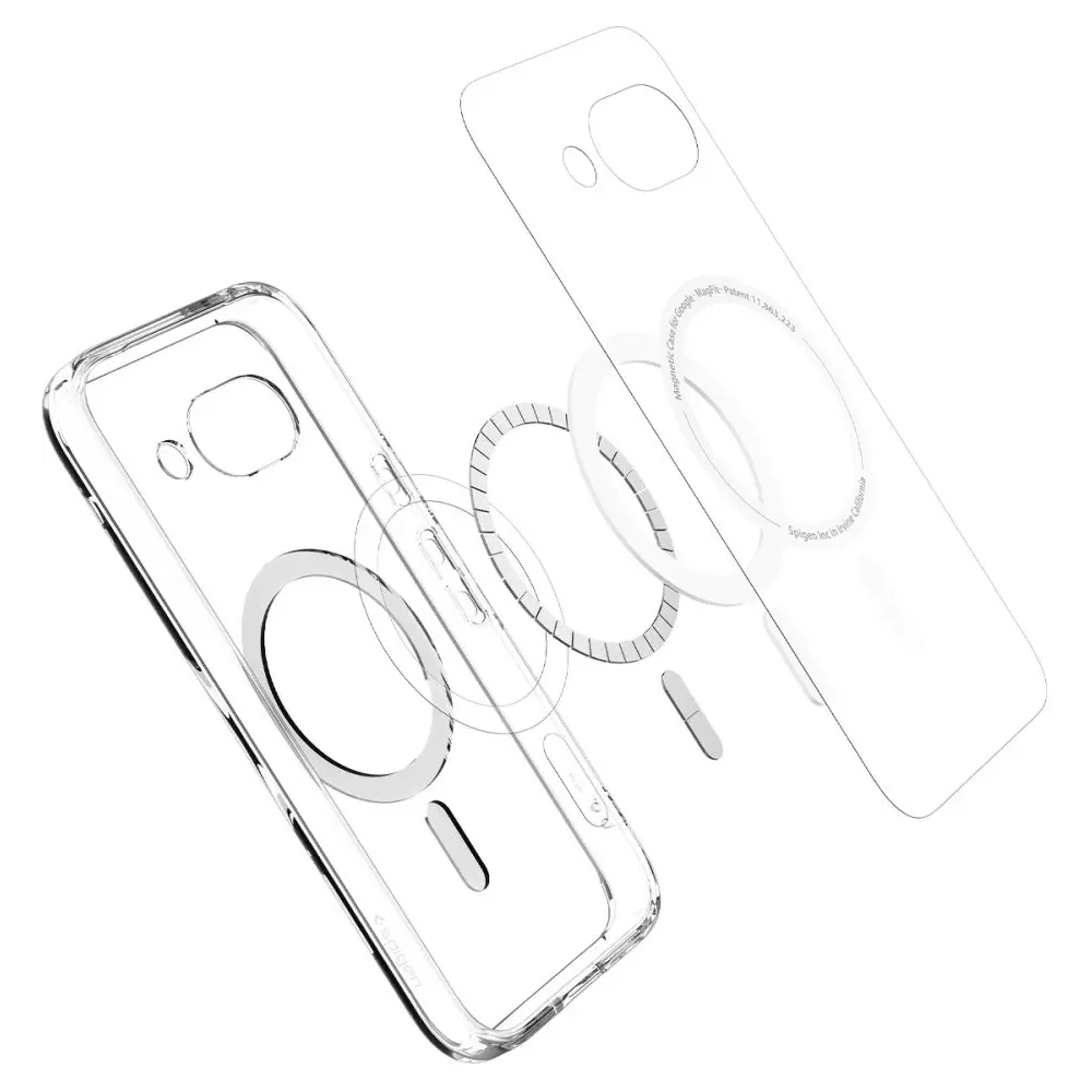 Wholesale Spigen Ultra Hybrid Mag MagSafe Google Pixel 9a Clear/white - SPN16733 - {ean13} - Hurt