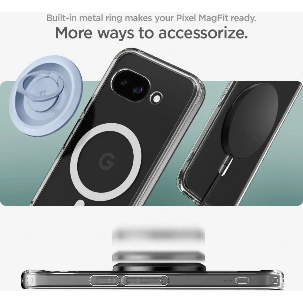 Hurtownia GSM - Etui Spigen Ultra Hybrid Mag MagSafe Google Pixel 9a Clear/white - SPN16733 - {ean13} - Hurt