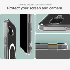 Hurtownia GSM - Spigen Ultra Hybrid Mag MagSafe Google Pixel 9a Clar/alb - SPN16733 - {ean13} - Hurt