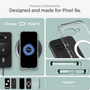 Hurtownia GSM - Spigen Ultra Hybrid Mag MagSafe Google Pixel 9a Clar/alb - SPN16733 - {ean13} - Hurt