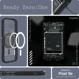 Hurtownia GSM - Etui Spigen Ultra Hybrid Mag MagSafe Google Pixel 9a Zero One Black - SPN16734 - {ean13} - Hurt