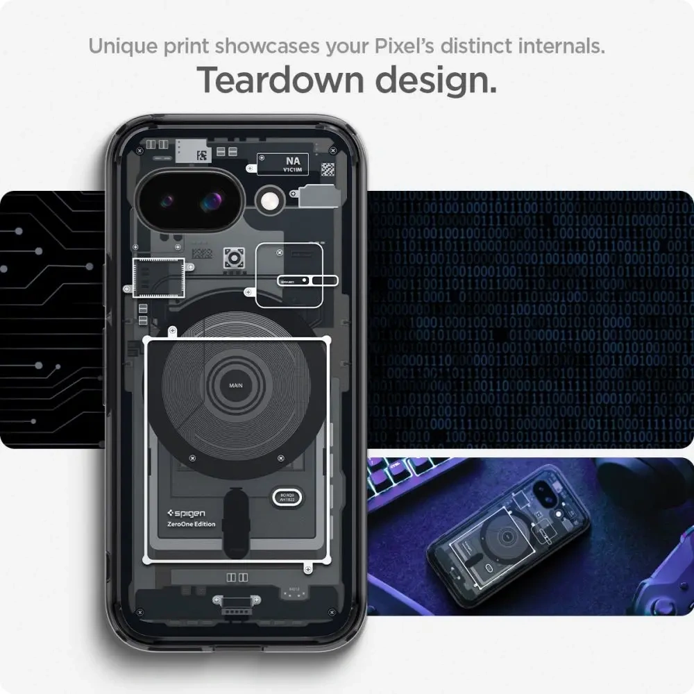 Hurtownia GSM - Etui Spigen Ultra Hybrid Mag MagSafe Google Pixel 9a Zero One Black - SPN16734 - {ean13} - Hurt