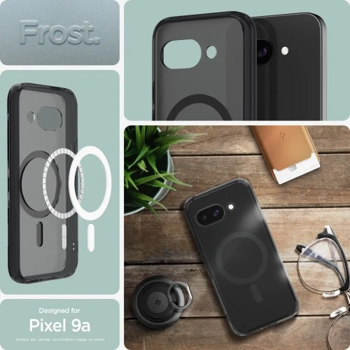 Etui Spigen Ultra Hybrid Mag MagSafe Google Pixel 9a Frost Black