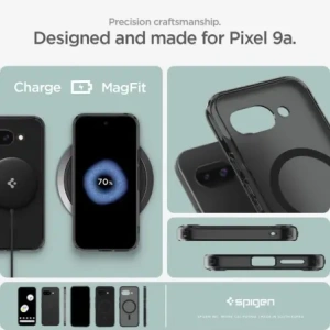 Hurtownia GSM - Spigen Ultra Hybrid Mag MagSafe Google Pixel 9a Frost Schwarz - SPN16735 - {ean13} - Hurt