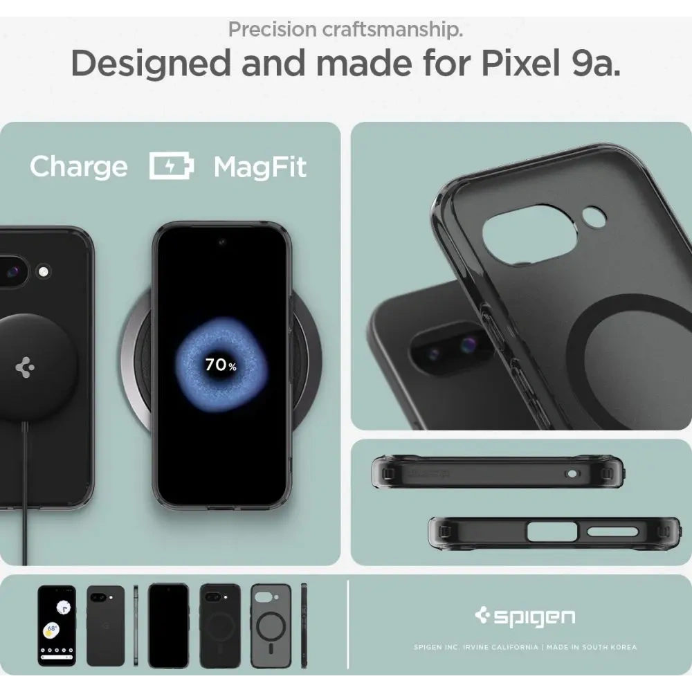 Hurtownia GSM - Etui Spigen Ultra Hybrid Mag MagSafe Google Pixel 9a Frost Black - SPN16735 - {ean13} - Hurt