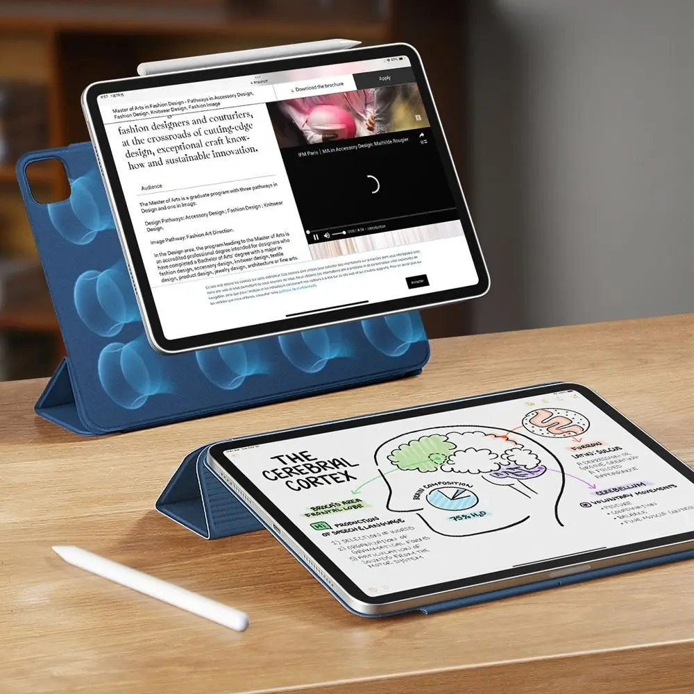 Hurtownia GSM - Etui ESR Rebound Magnetic Apple Apple iPad Pro 12.9 2020/2021/2022 (4., 5. i 6. generacji) / Air 13" 2024 (6. generacji) / 13" 2025 (7. generacji) Navy Blue - ESR898 - {ean13} - Hurt